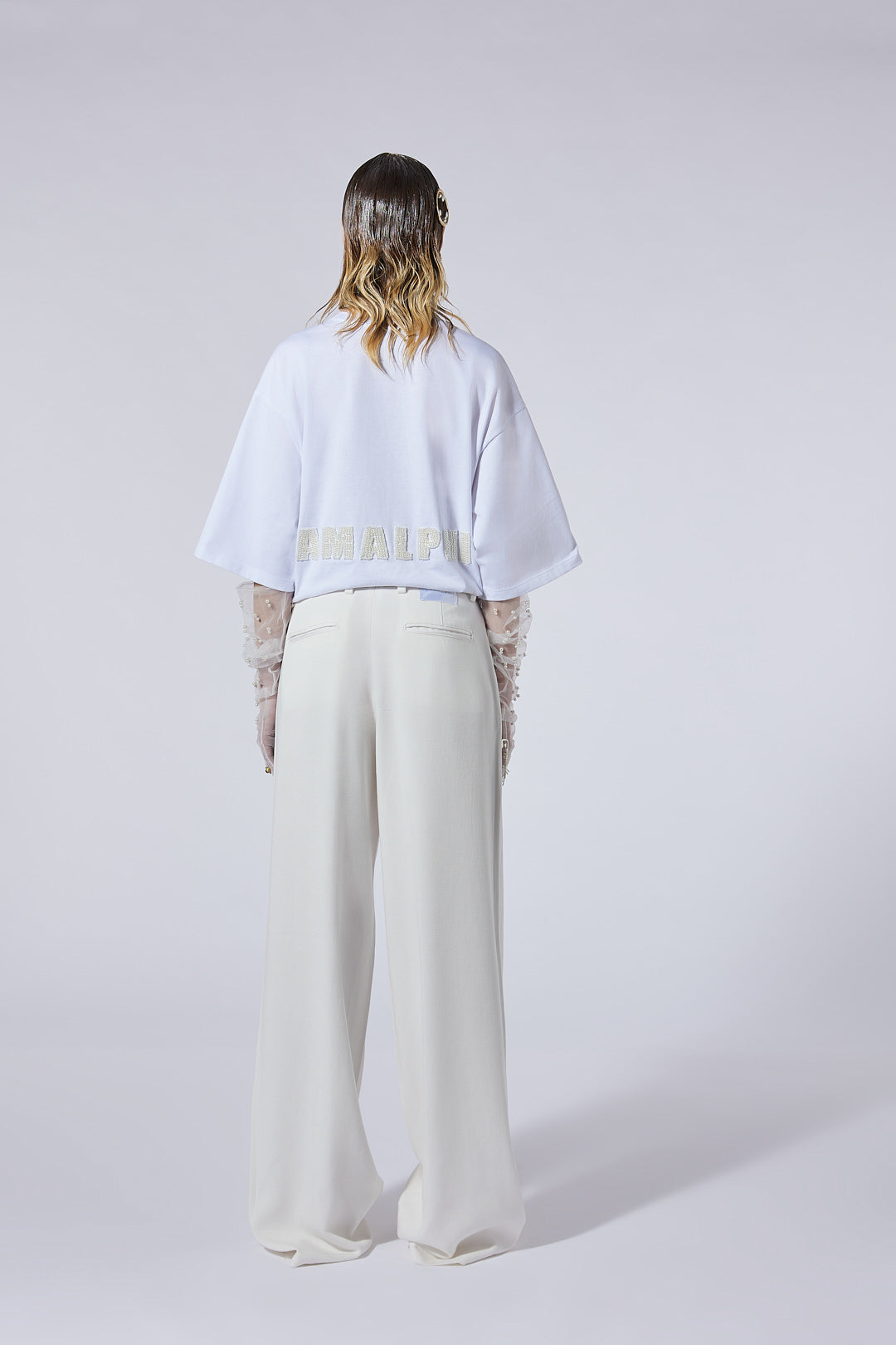 The Baggy Trousers in Off White
