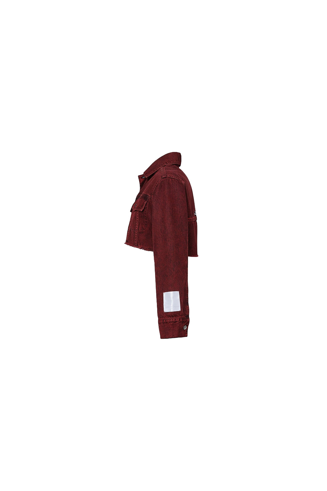 The Cropped Jacket in Velvet Wash