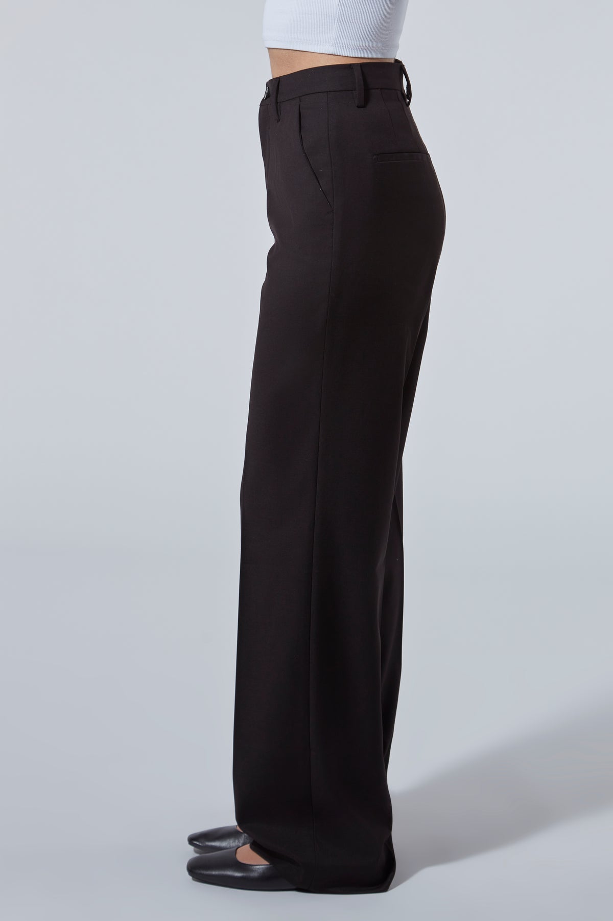 The Palazzo Trousers in Black