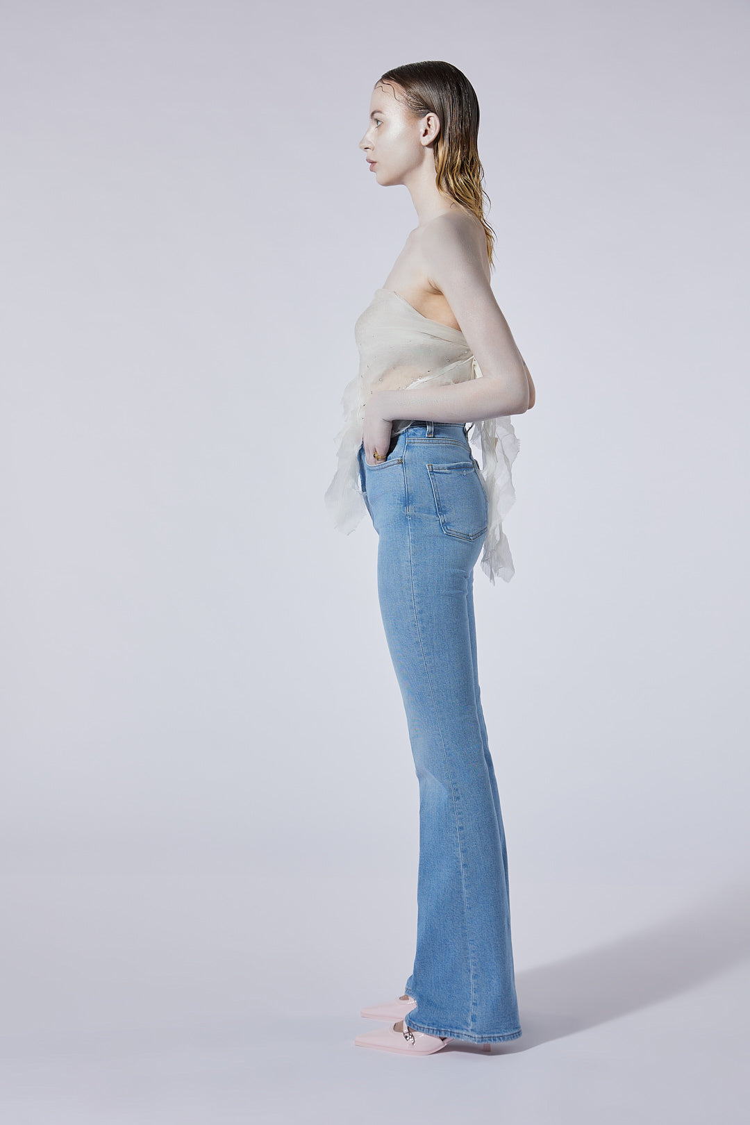 The Bootcut in Sky Wash
