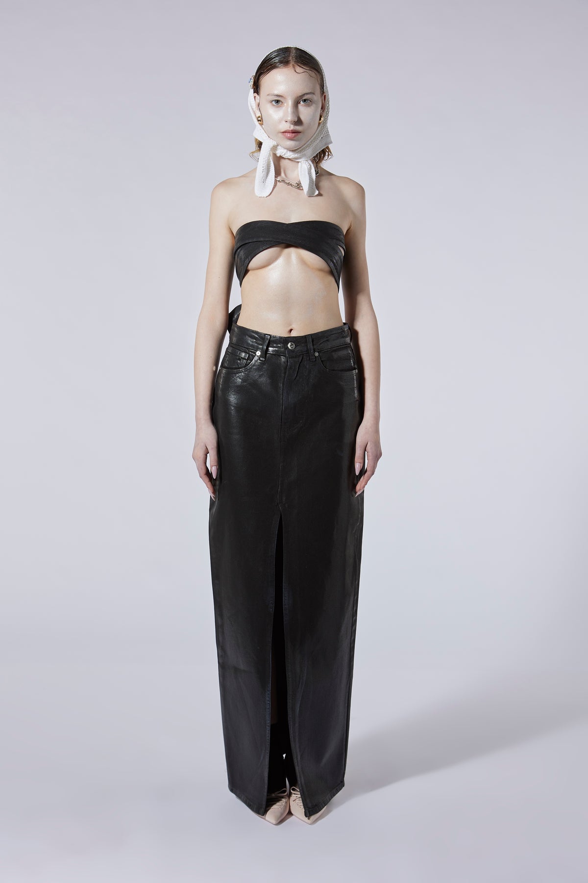 The High Long Skirt in Rolls Wash