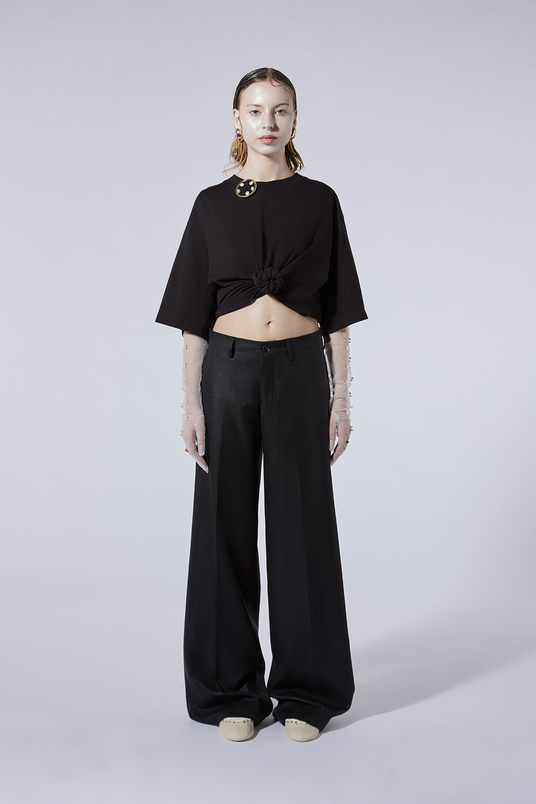 The Baggy Trousers in Black Pearl