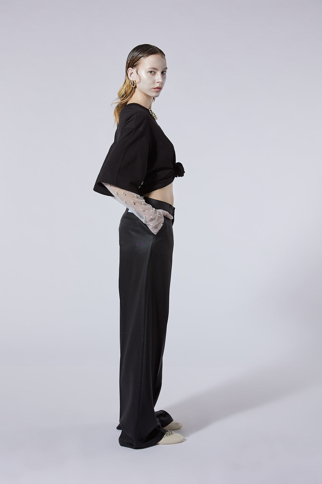 The Baggy Trousers in Black Pearl