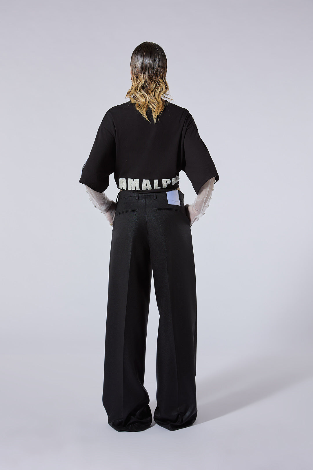 The Baggy Trousers in Black Pearl