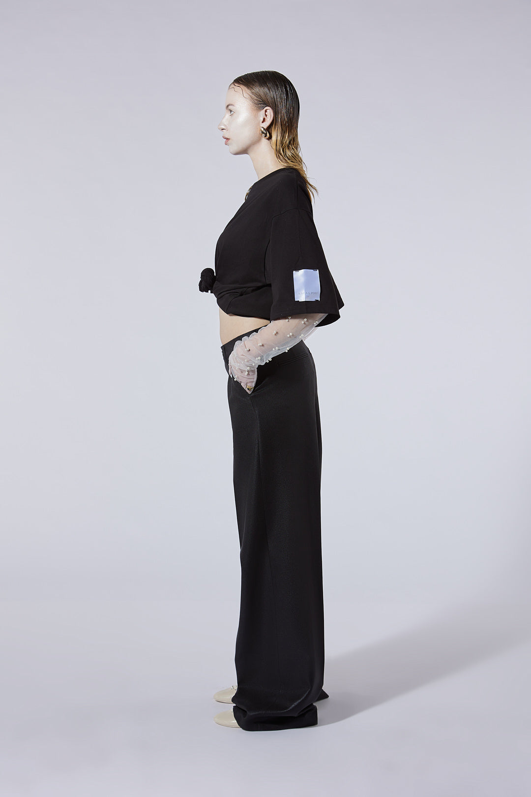 The Baggy Trousers in Black Pearl