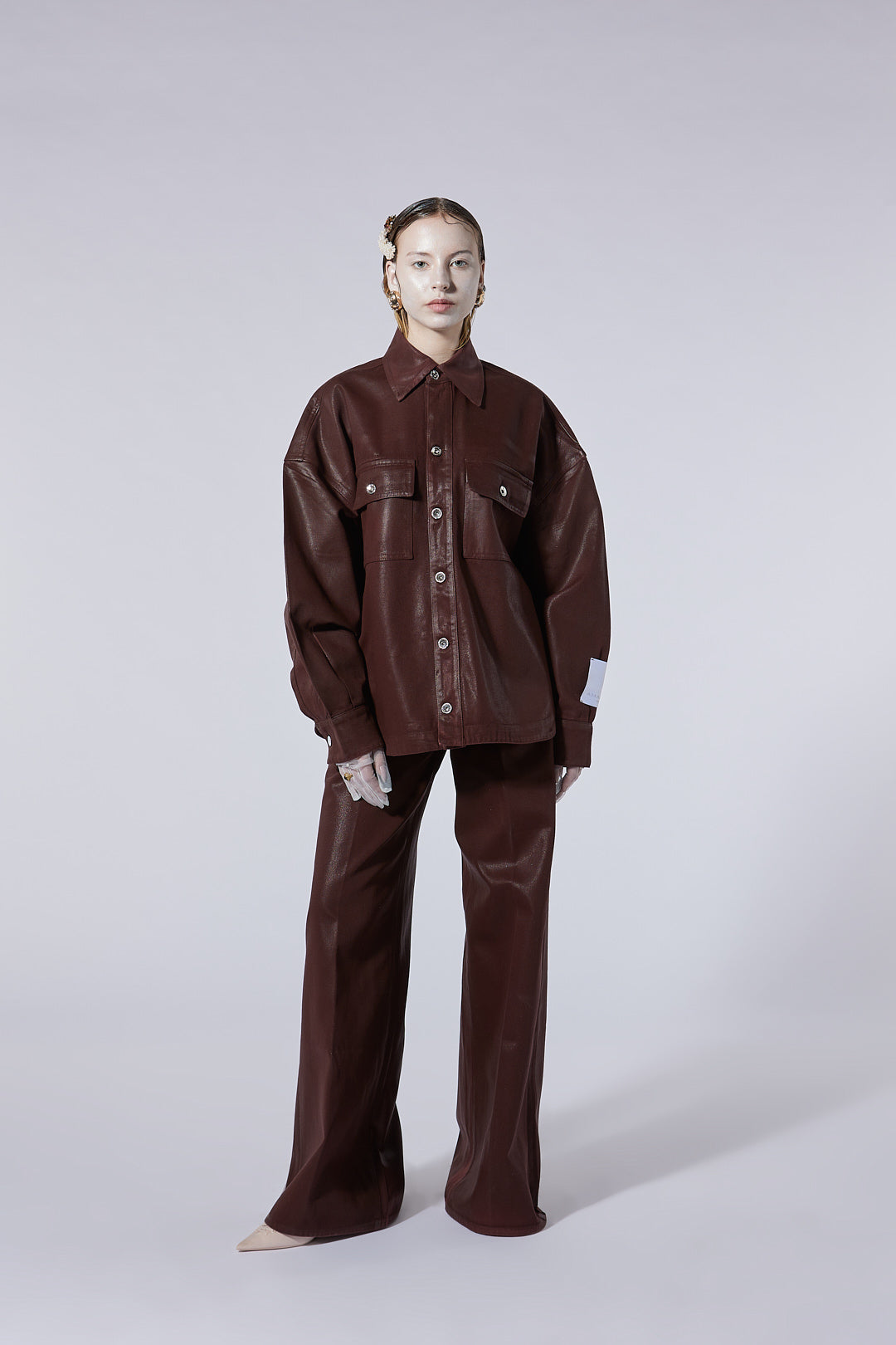 The Overshirt in Cherry Wash