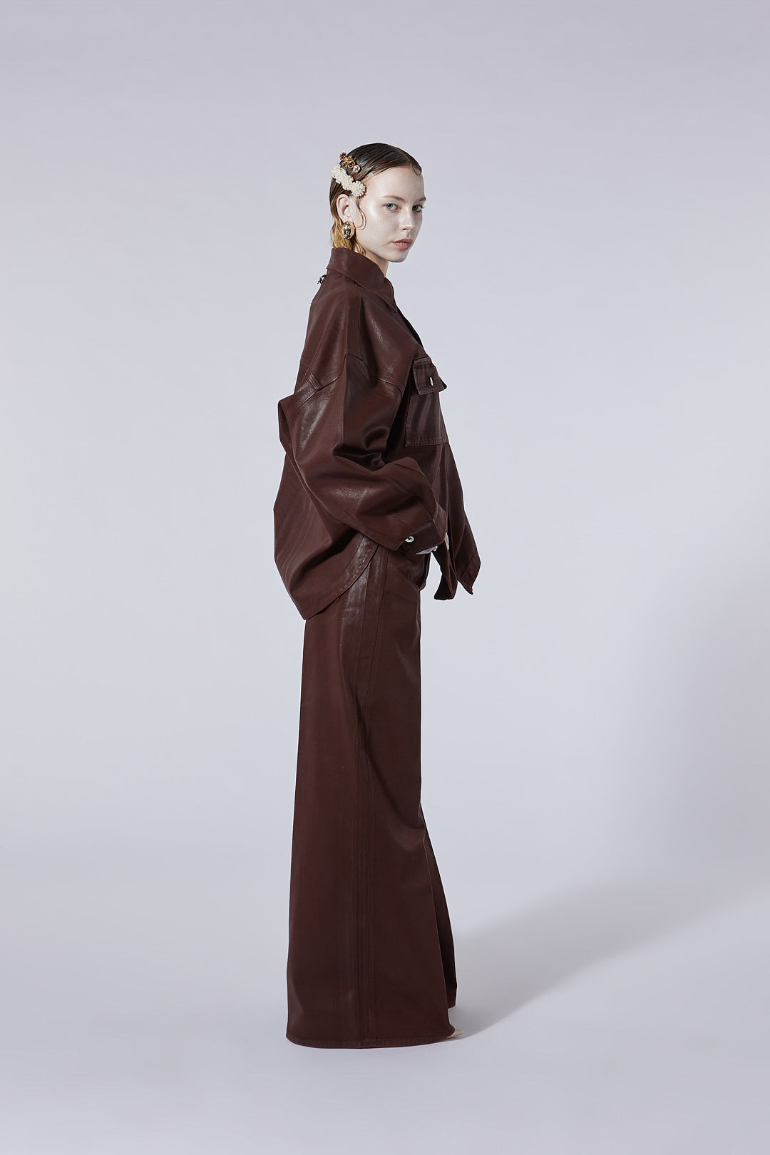 The Overshirt in Cherry Wash