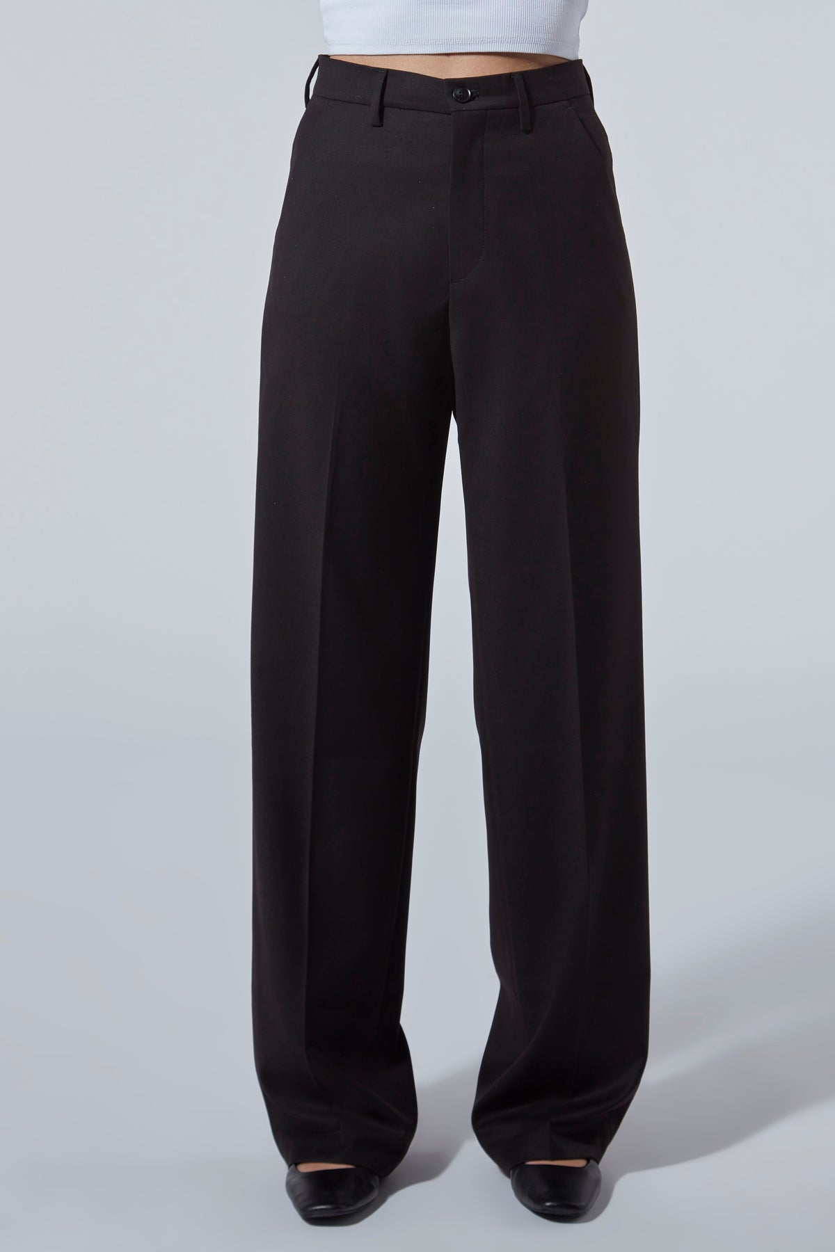 The Palazzo Trousers in Black