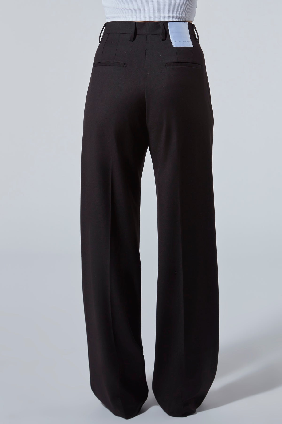 The Palazzo Trousers in Black